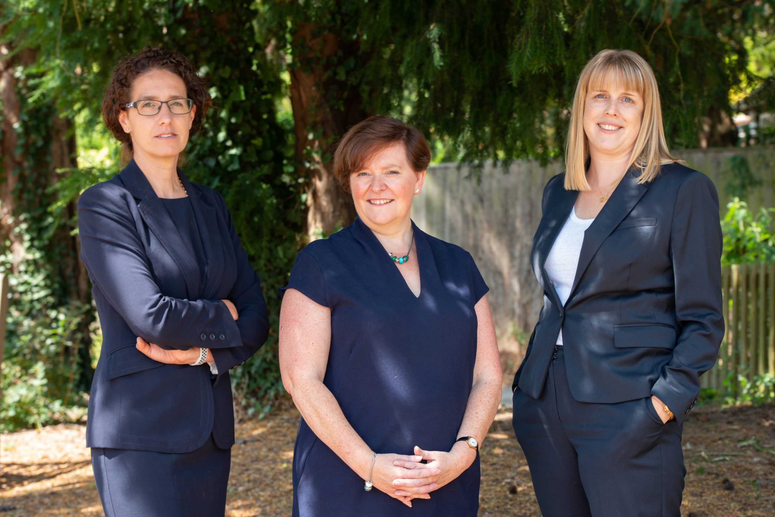 Irena Osborne, Ruth Hawkins and Emily Boardman